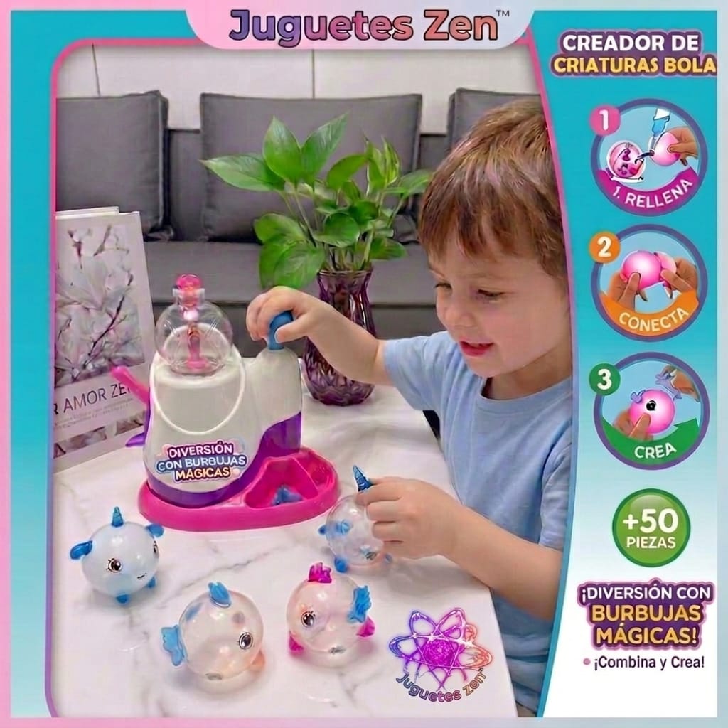 Fábrica Mágica de Burbujas JuguetesZen™